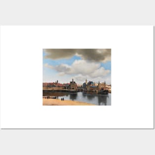 View of Delft - Johannes Vermeer Posters and Art